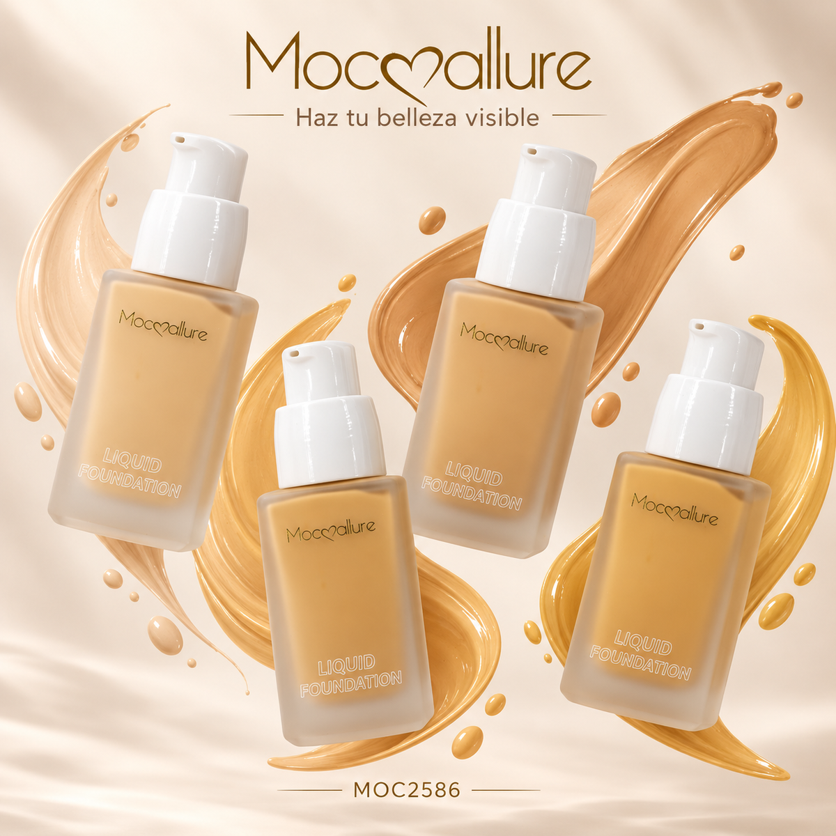 BASE DE MAQUILLAJE LONG-WEAR MOC2586