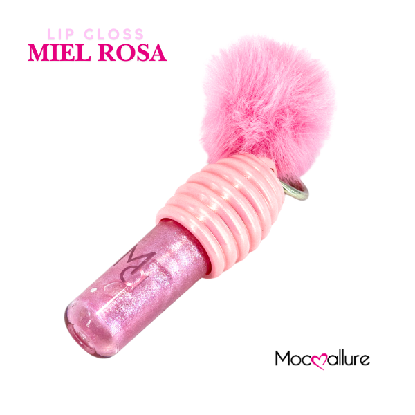 Lip Gloss Miel Rosa "Lip Bubble"