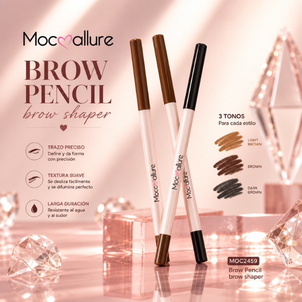 Delineador de Cejas en lapiz Mocoallure Brow Shaper | 3 pzas.
