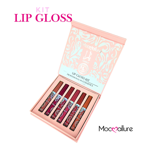 Kit Lip Gloss Mocoallure 6 pzas