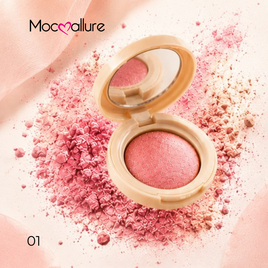 Rubor Alto brillo en polvo compacto Mocoallure
