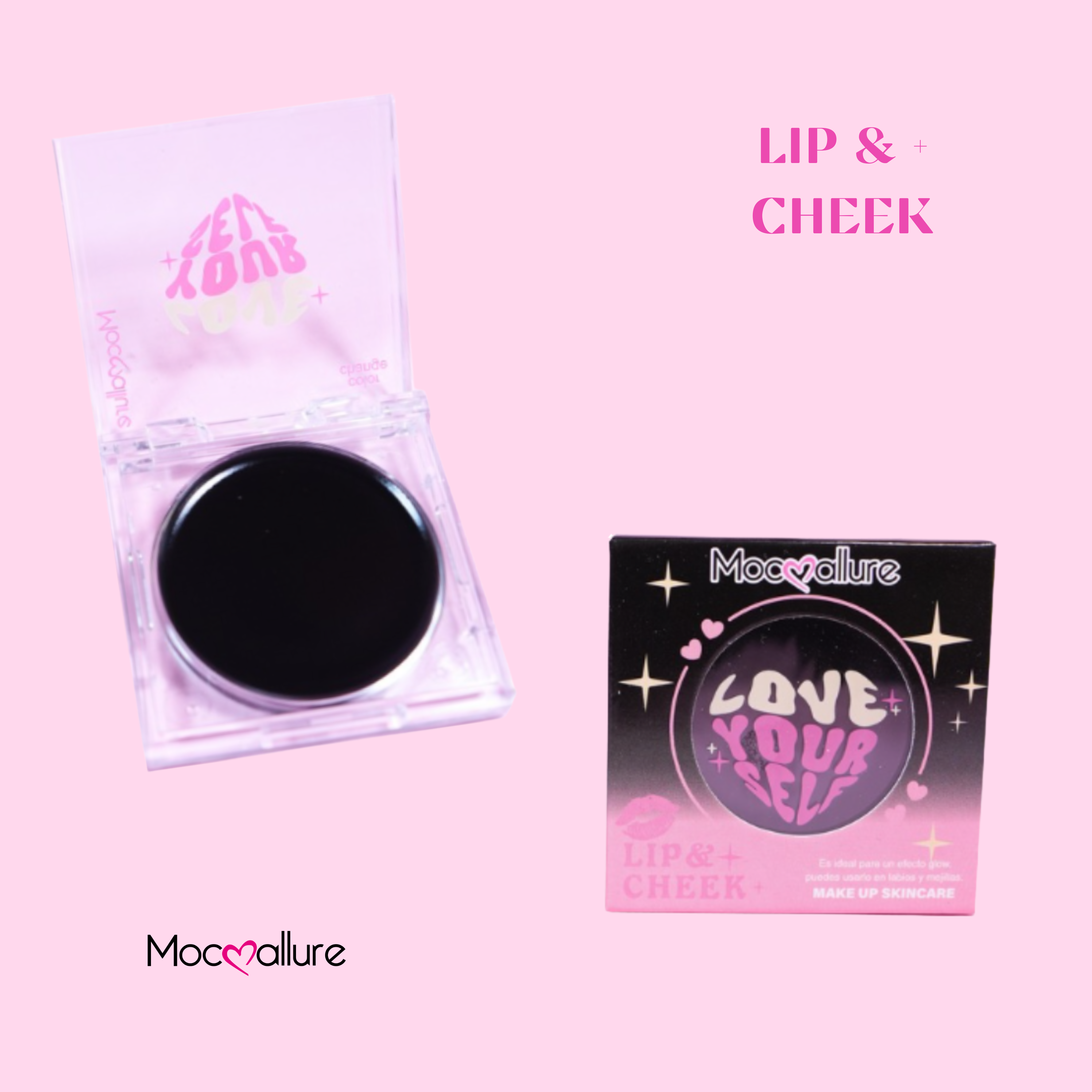 Rubor y labial – (Love Yourself) 2 Tonos. Mocoallure