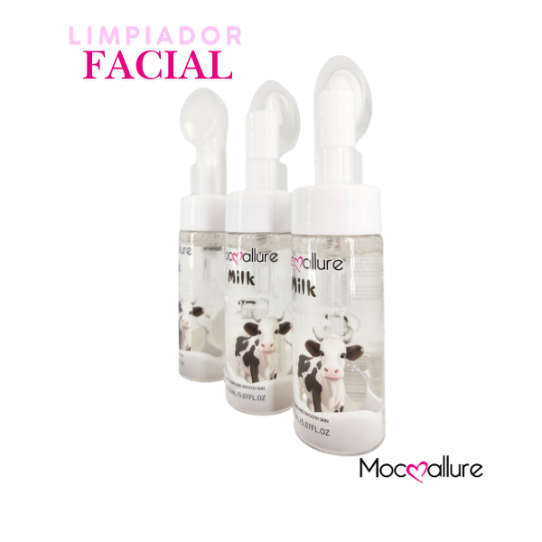 Espuma Limpiadora facial con Leche 150ml.