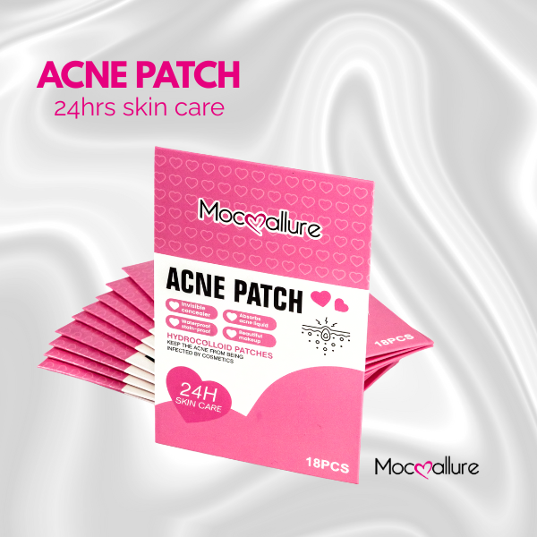 Parche anti-acné corazones rosas