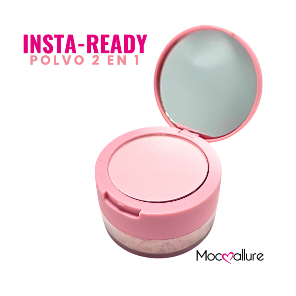 Insta-Ready Polvo 2 en 1 Efecto filtro - Borra poros y líneas finas de expresión