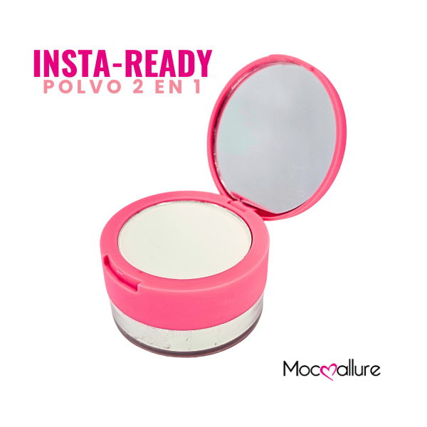 Insta-Ready Polvo 2 en 1 Efecto filtro - Borra poros y líneas finas de expresión