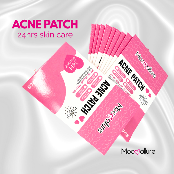 Parche anti-acné corazones rosas