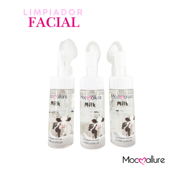 Espuma Limpiadora facial con Leche 150ml.