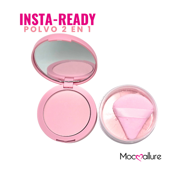 Insta-Ready Polvo 2 en 1 Efecto filtro - Borra poros y líneas finas de expresión