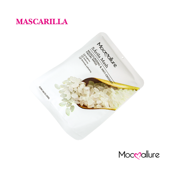 Mascarilla Facial de Arroz SÁvila Mash 6pzas