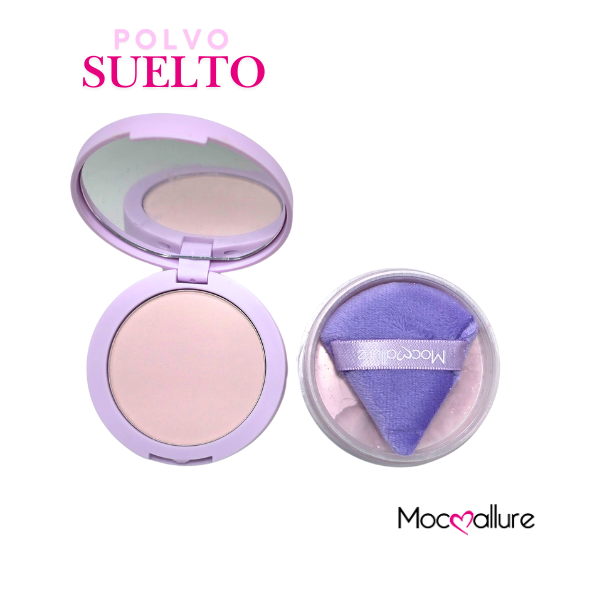 Insta-Ready Polvo 2 en 1 Efecto filtro - Borra poros y líneas finas de expresión - Morado