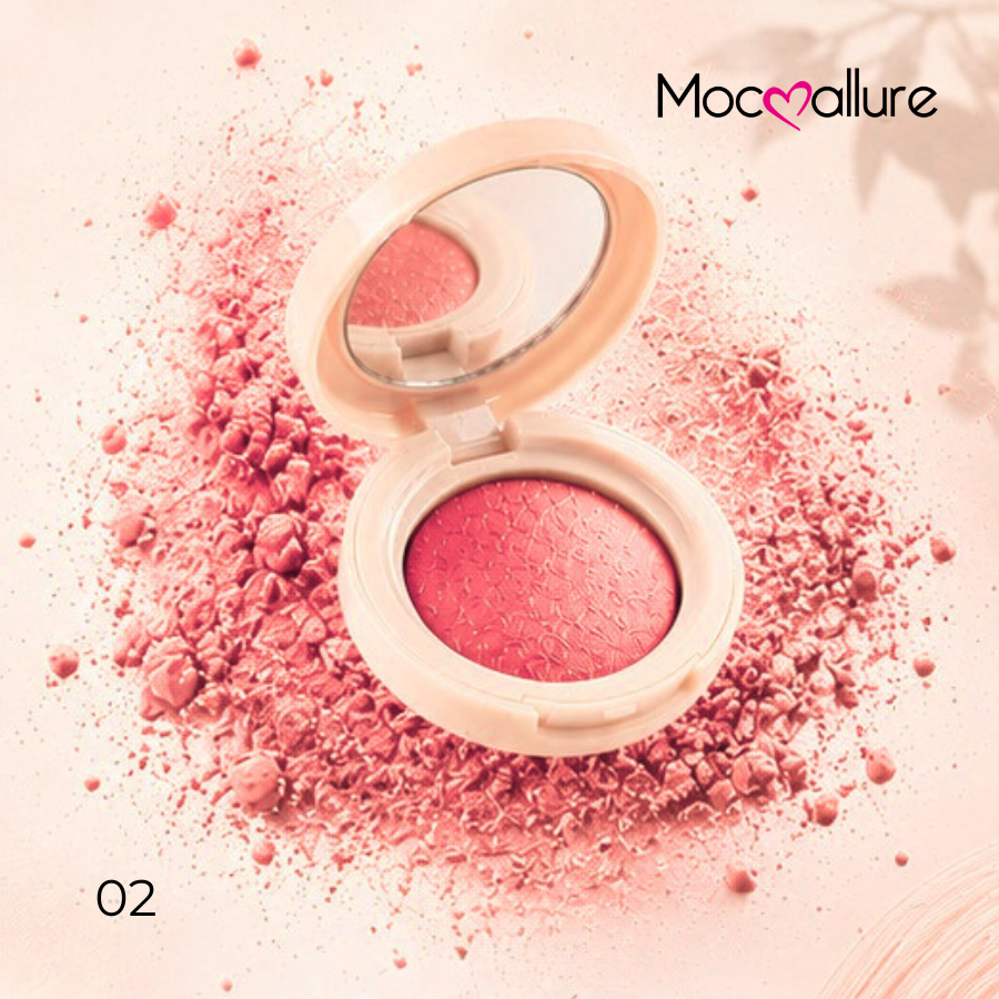 Rubor Alto brillo en polvo compacto Mocoallure