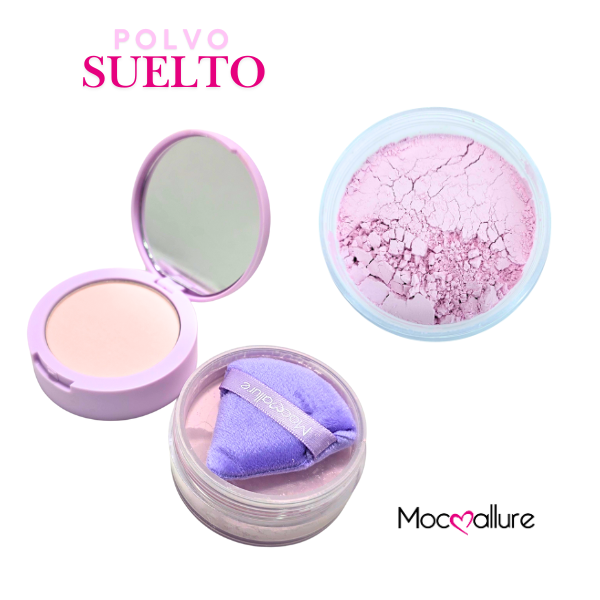 Insta-Ready Polvo 2 en 1 Efecto filtro - Borra poros y líneas finas de expresión - Morado