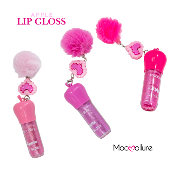 Apple Lip Gloss Pixel Heart