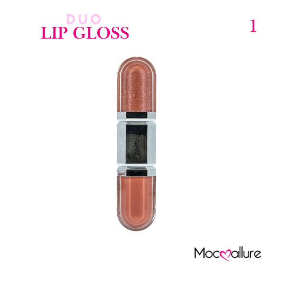 Gloss de Labios Dúo Mocoallure 2 en 1 | Acabado 3D y 6 Tonos