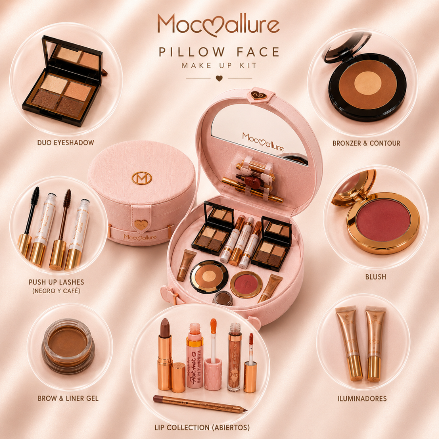 Pillow Face Kit Premium Set de Maquillaje de Lujo Mocoallure