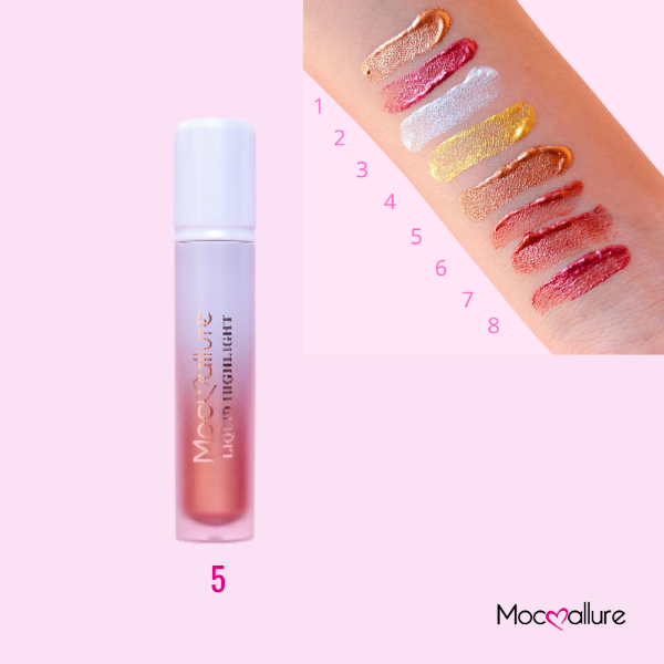 Iluminador Líquido. 8 Tonos. Mocoallure