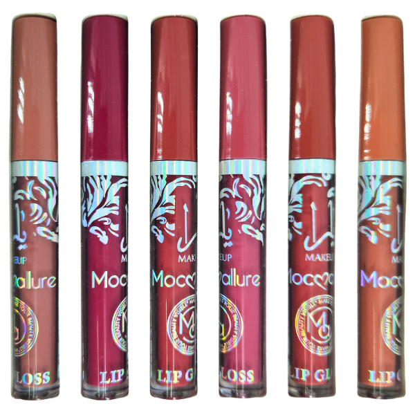 Kit Lip Gloss Mocoallure 6 pzas