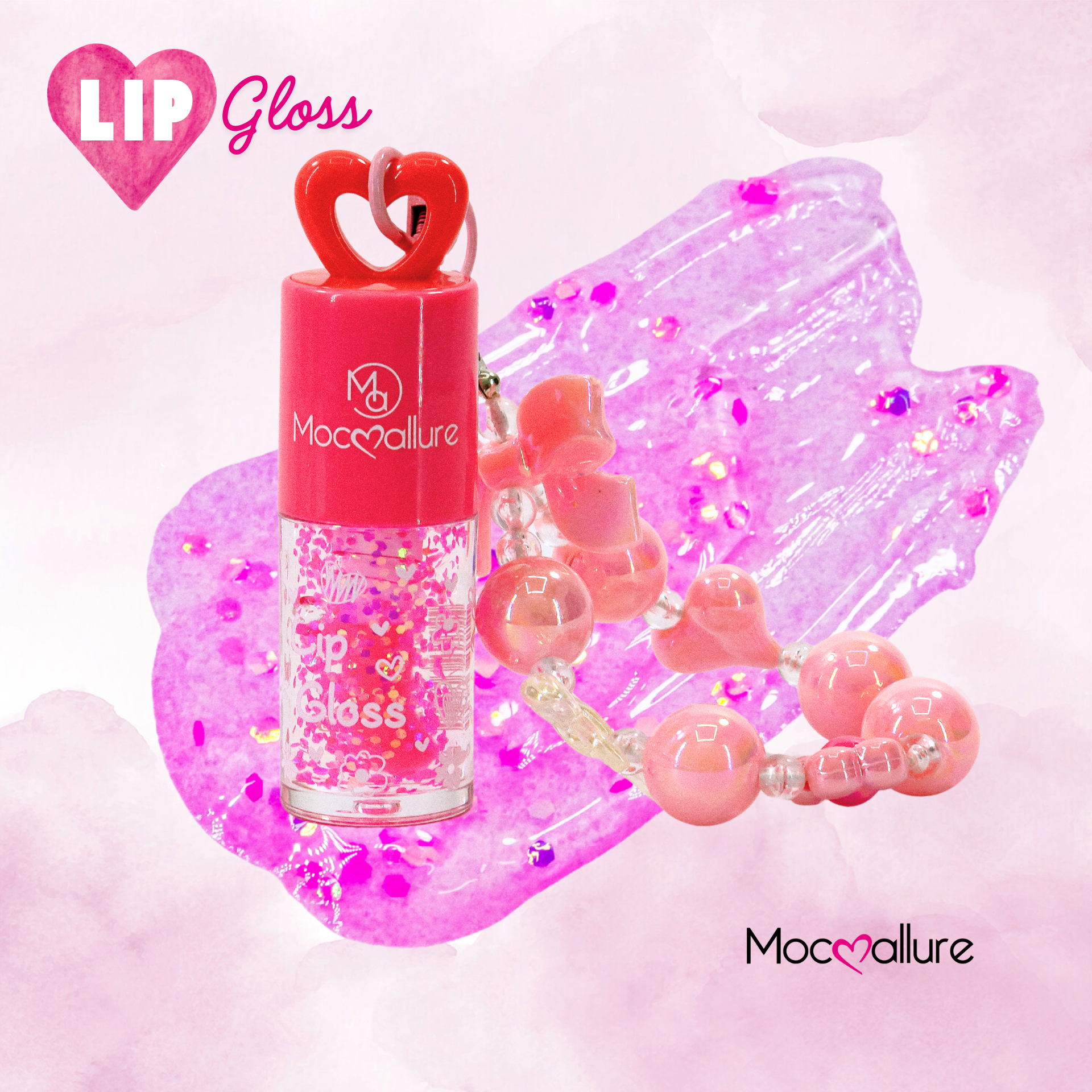 Lipgloss Glitter Pulsera