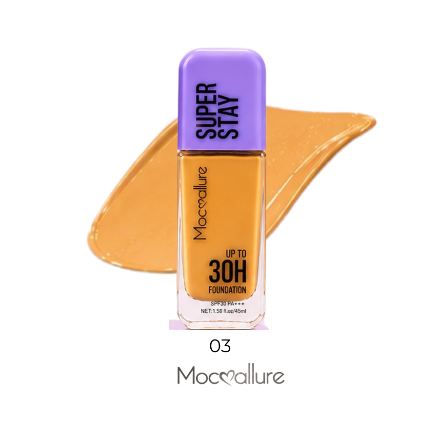 Base de Maquillaje Larga Duración 30H Mocallure Super Stay – Formato de Viaje