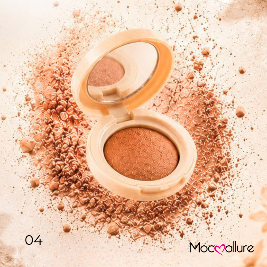 Rubor Alto brillo en polvo compacto Mocoallure