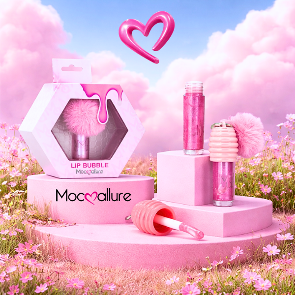 Lip Gloss Miel Rosa "Lip Bubble"