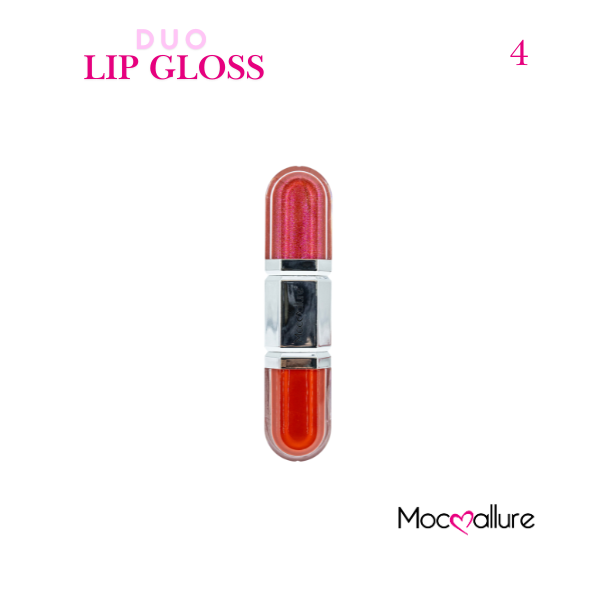Gloss de Labios Dúo Mocoallure 2 en 1 | Acabado 3D y 6 Tonos