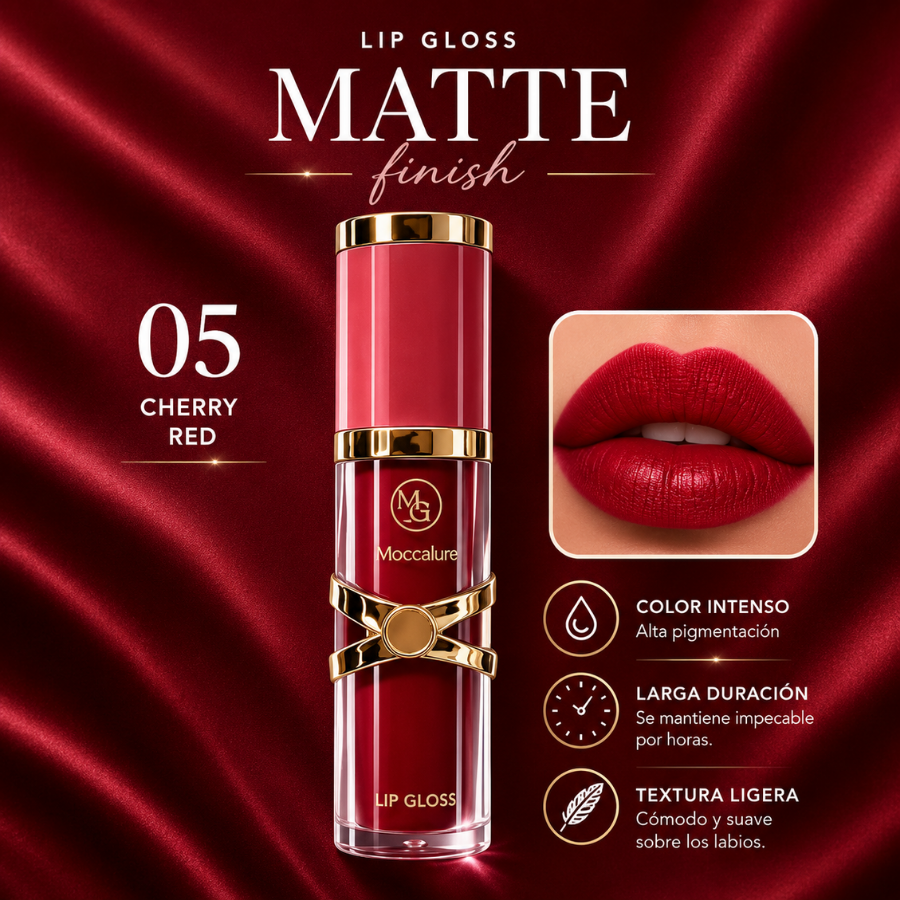 Labial Líquido Mate Moccolure Matte Finish | 6 Tonos