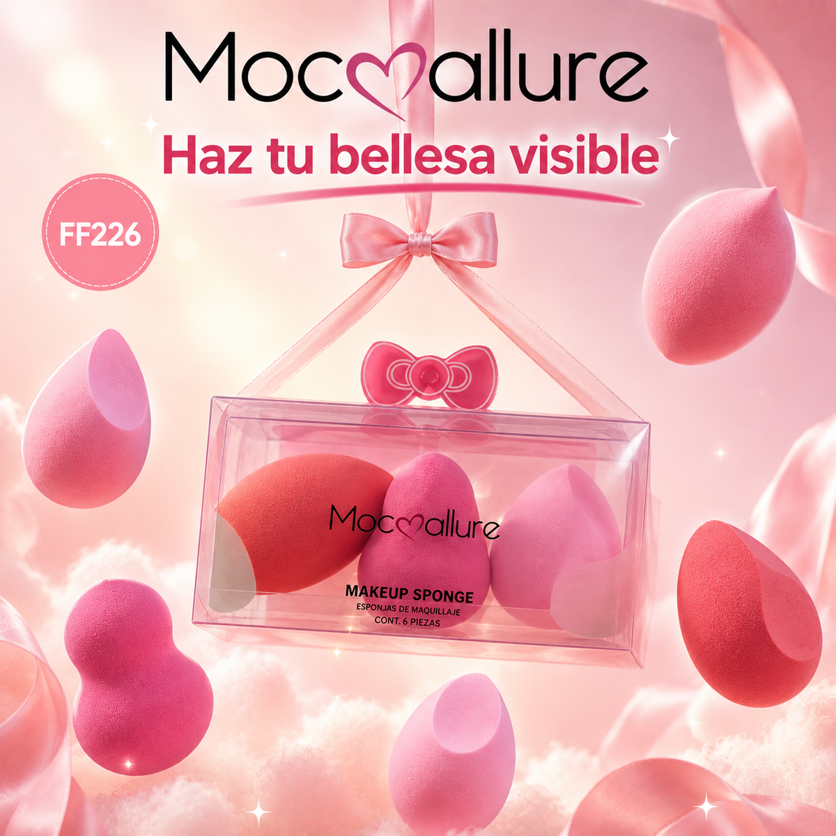 FF226 – Esponjas de Maquillaje MOCOALLURE 3 en 1