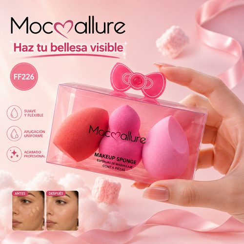 FF226 – Esponjas de Maquillaje MOCOALLURE 3 en 1