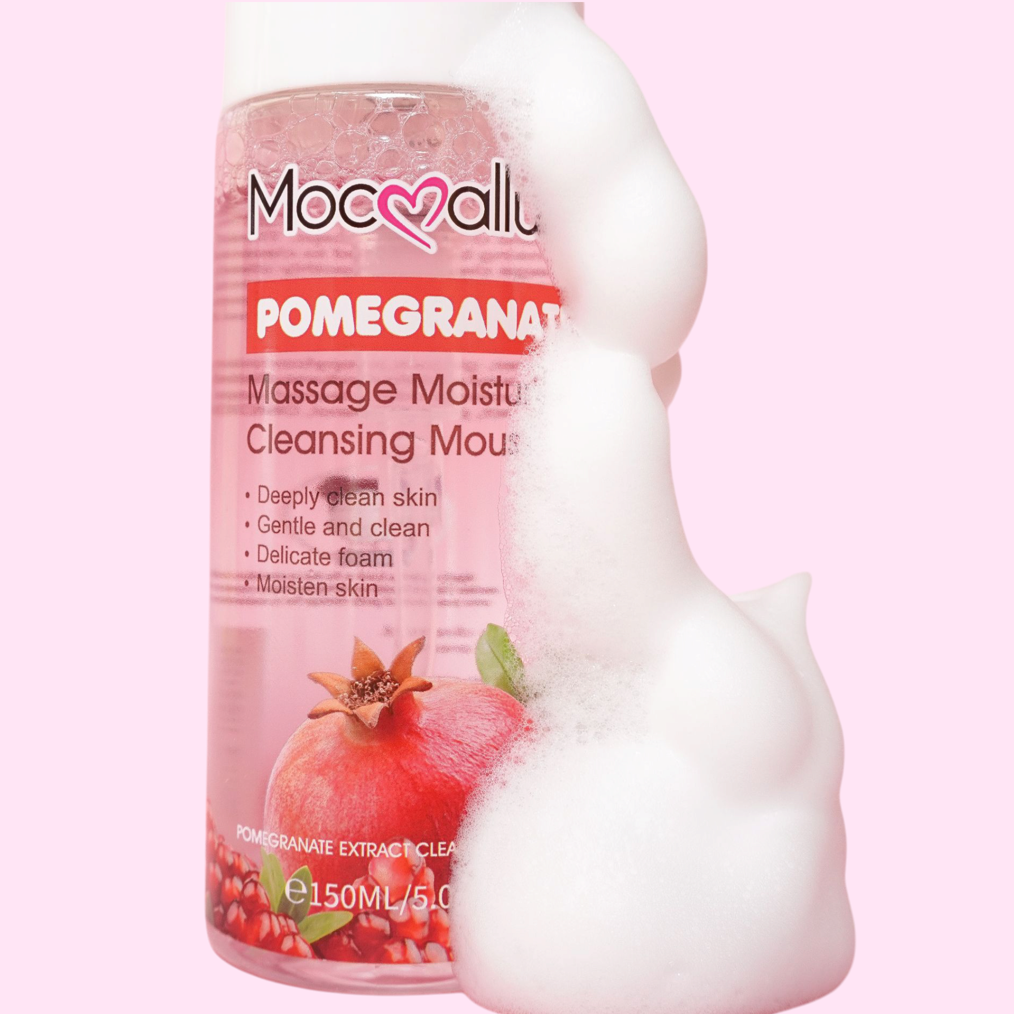 Limpiadora Mousse Hidratante de Granada. 1 pieza - Mocoallure