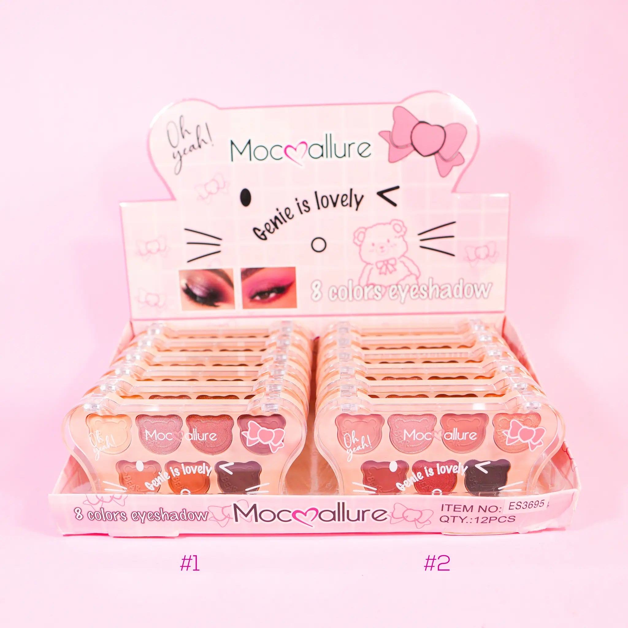 Paleta de Sombras de Ojos. 7 Tonos. Mocoallure