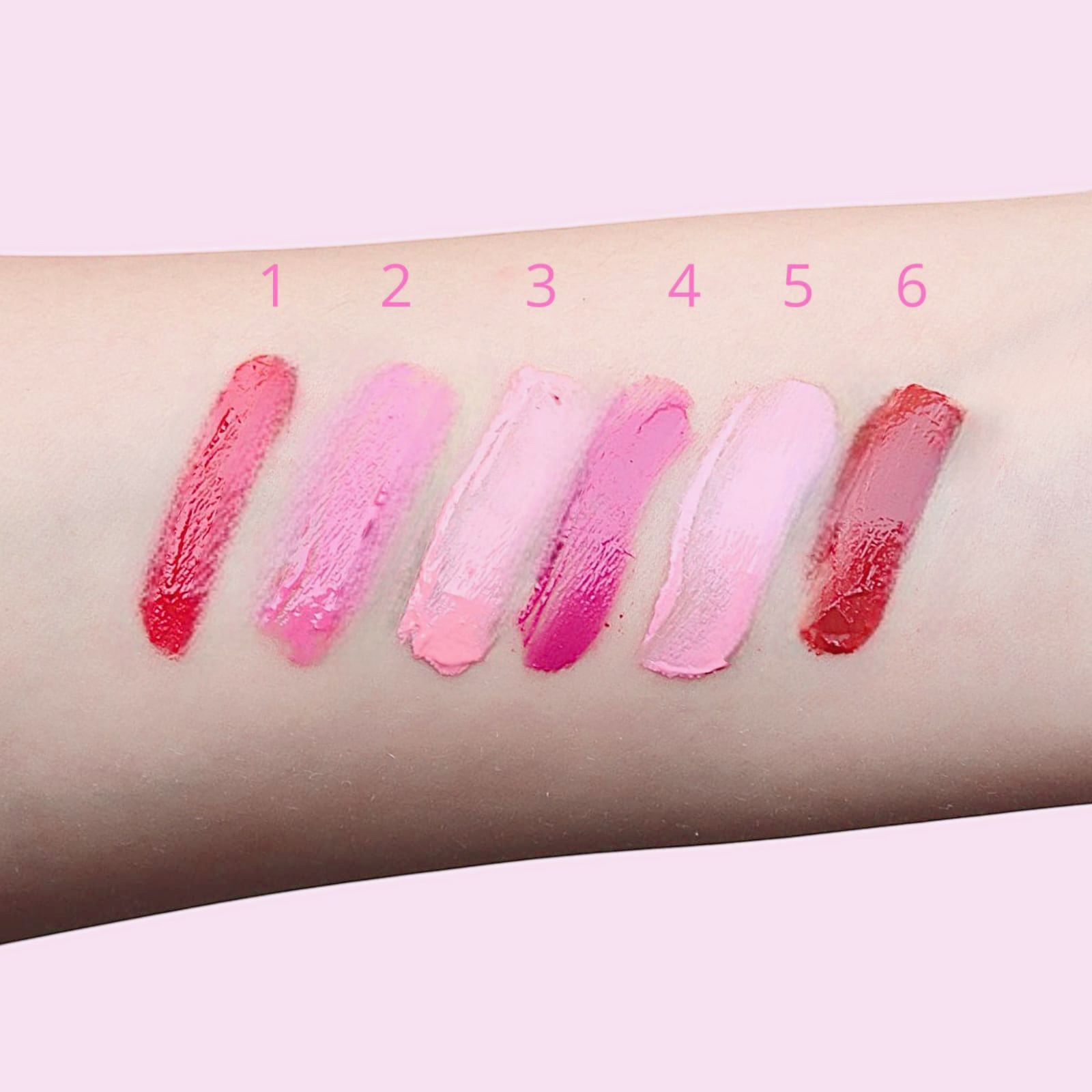 Arcilla Labial y Rubor. 6 Colores. Mocoallure