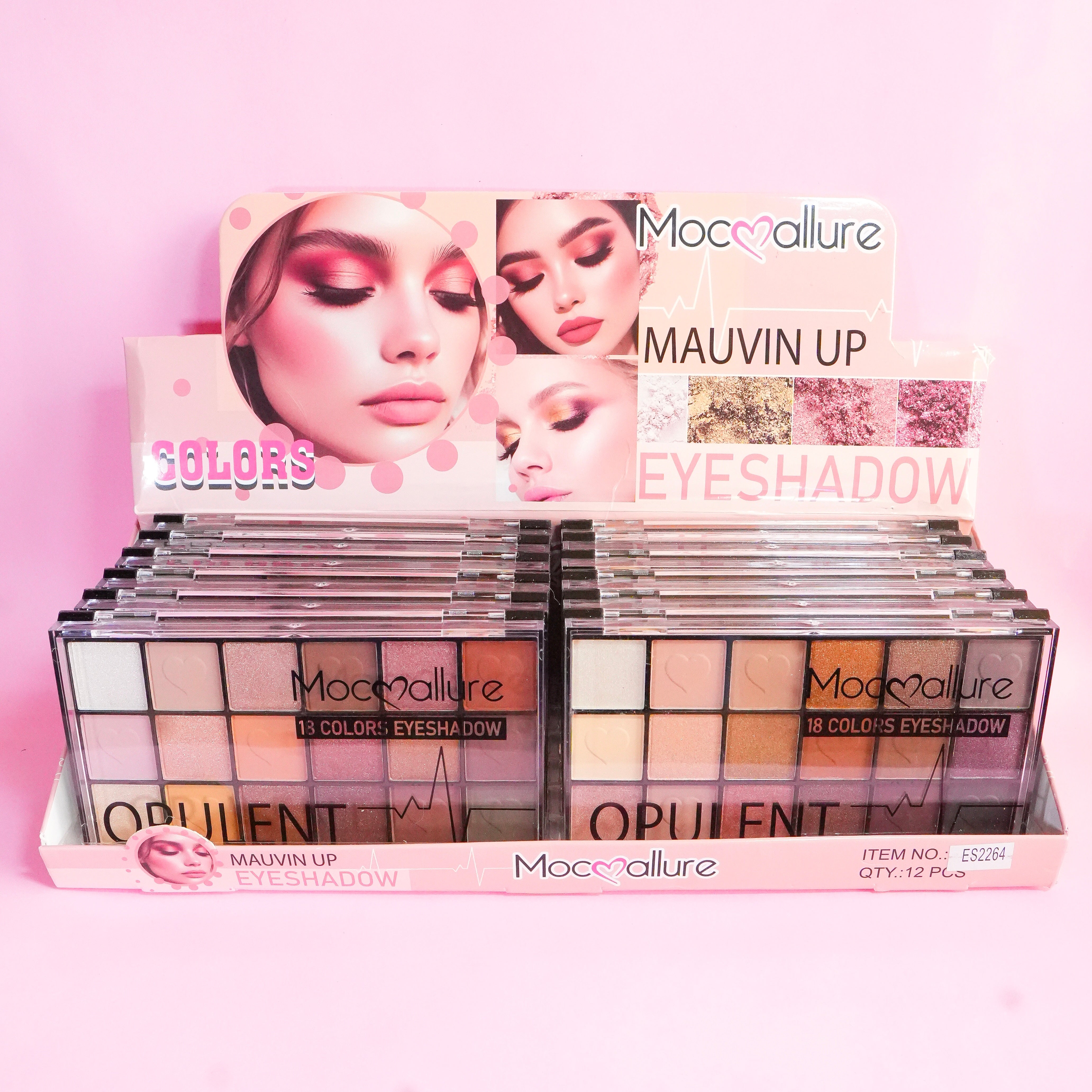 Sombras de Ojos. 18 Colores. Mauvin Up & Opulent. Mocoallure