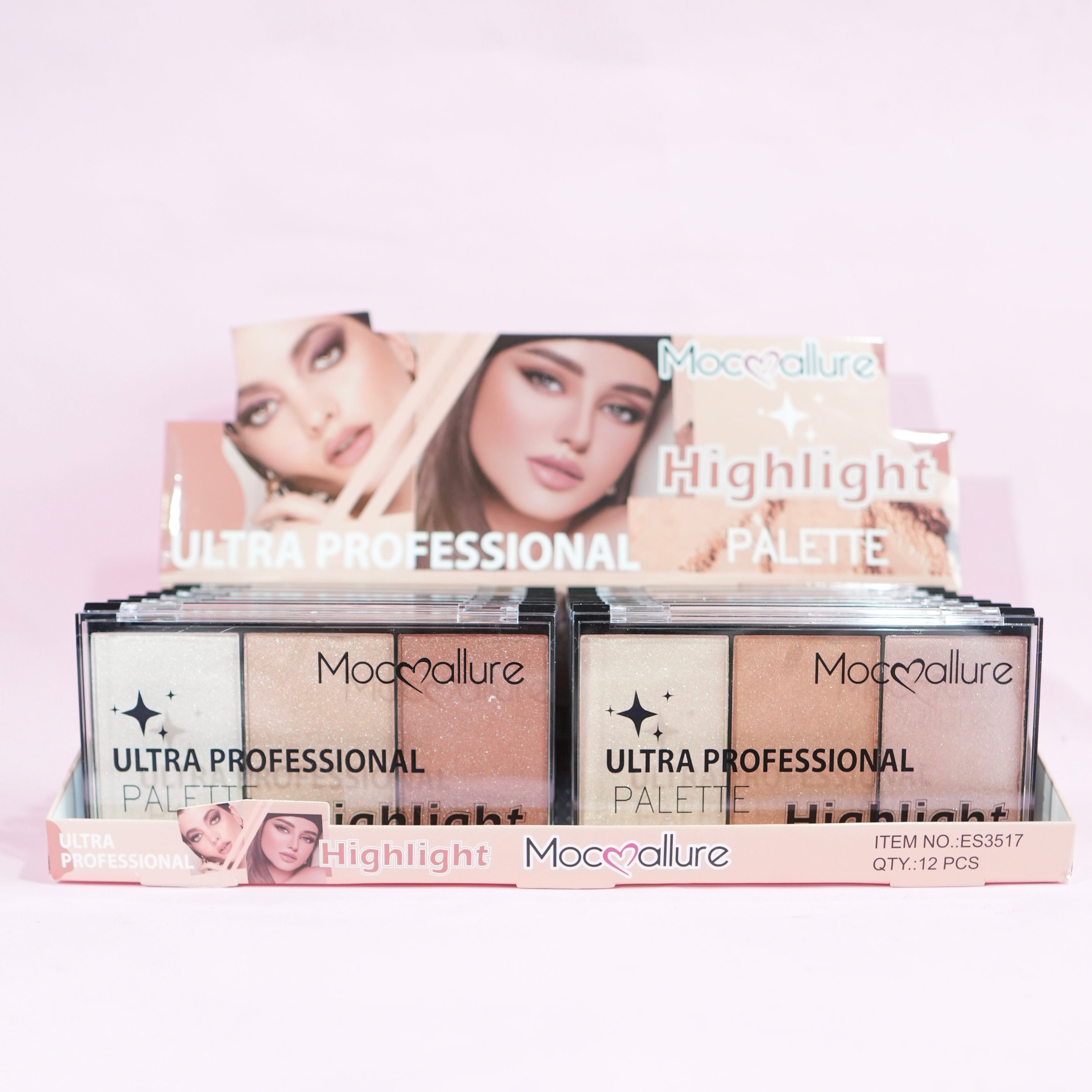 Paleta de Iluminadores Ultra Profesional. Mocoallure
