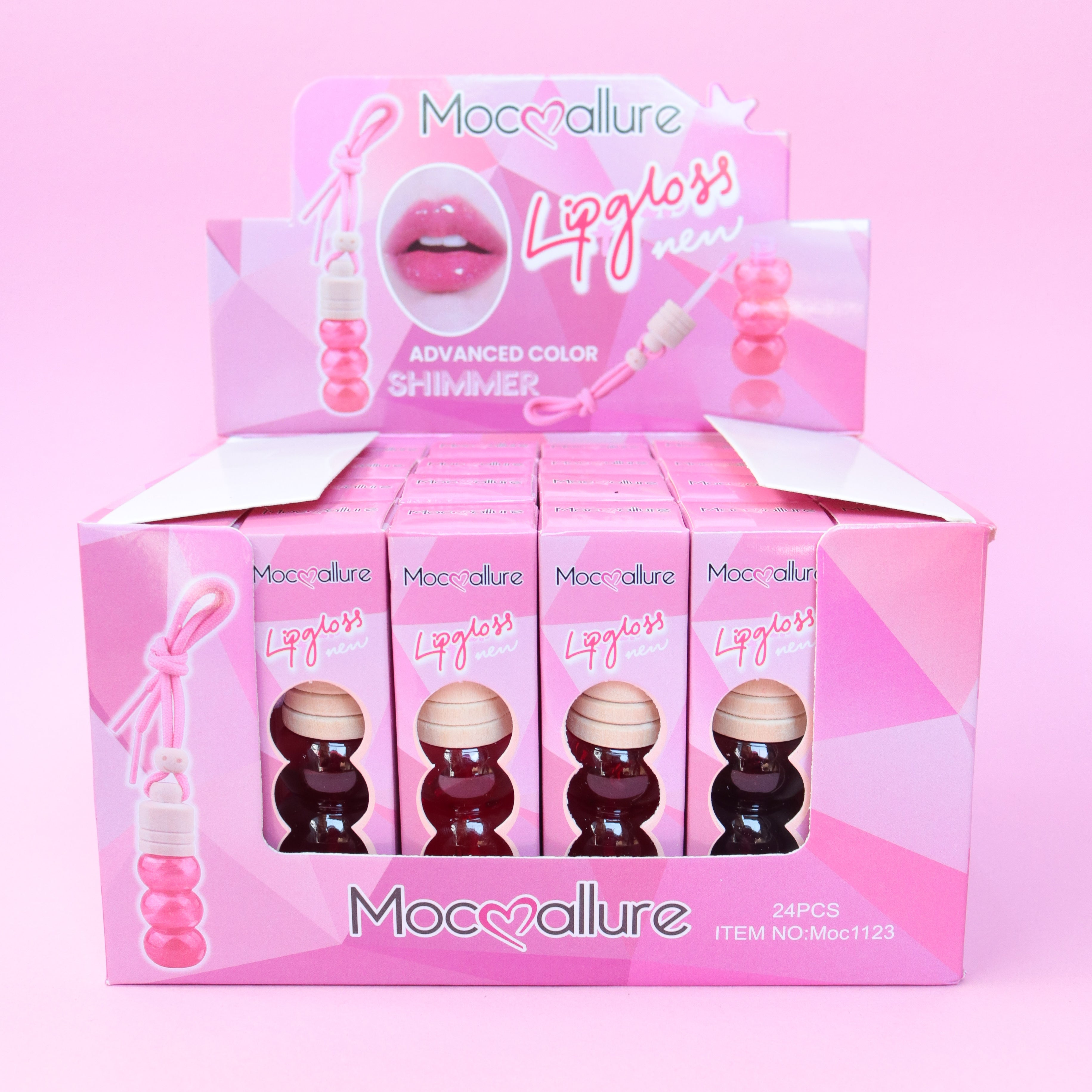 Lipgloss Advanced Color Shimmer. Brillo Intenso. 6 Tonos. Mocoallure