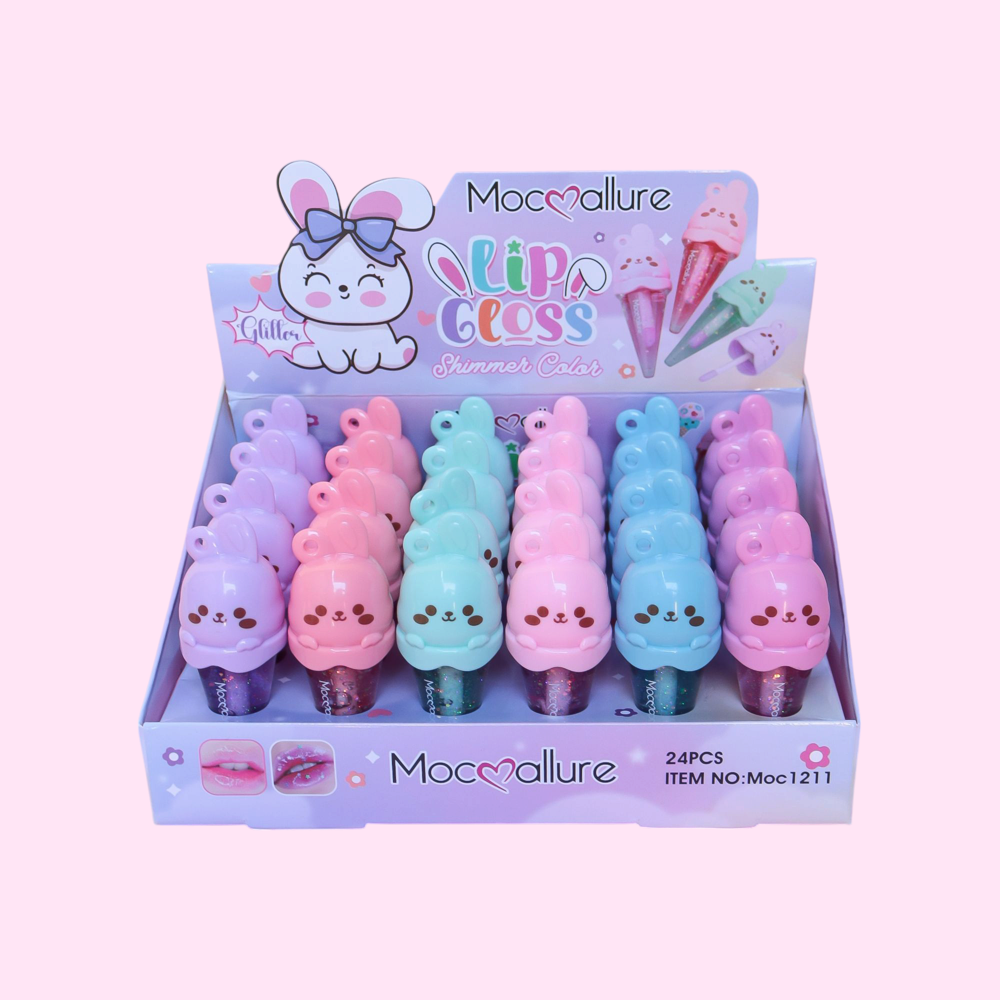 Lip Gloss – Efecto Luminoso y Sedoso. 6 Tonos. Mocoallure