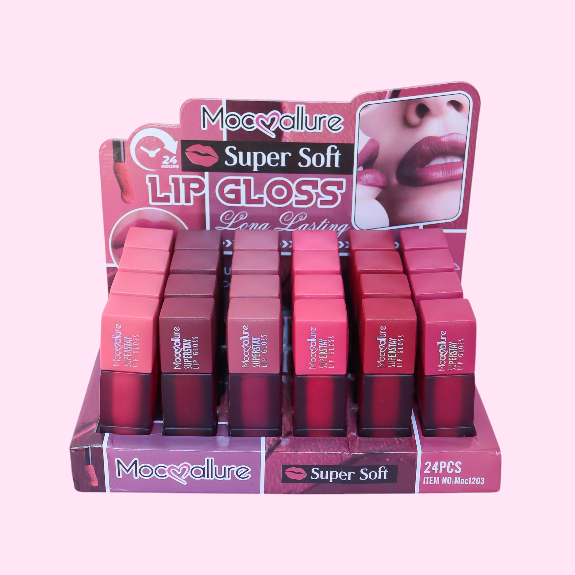 Brillo de Labios líquido Mate Terciopelo. 6 tonos. Mocoallure