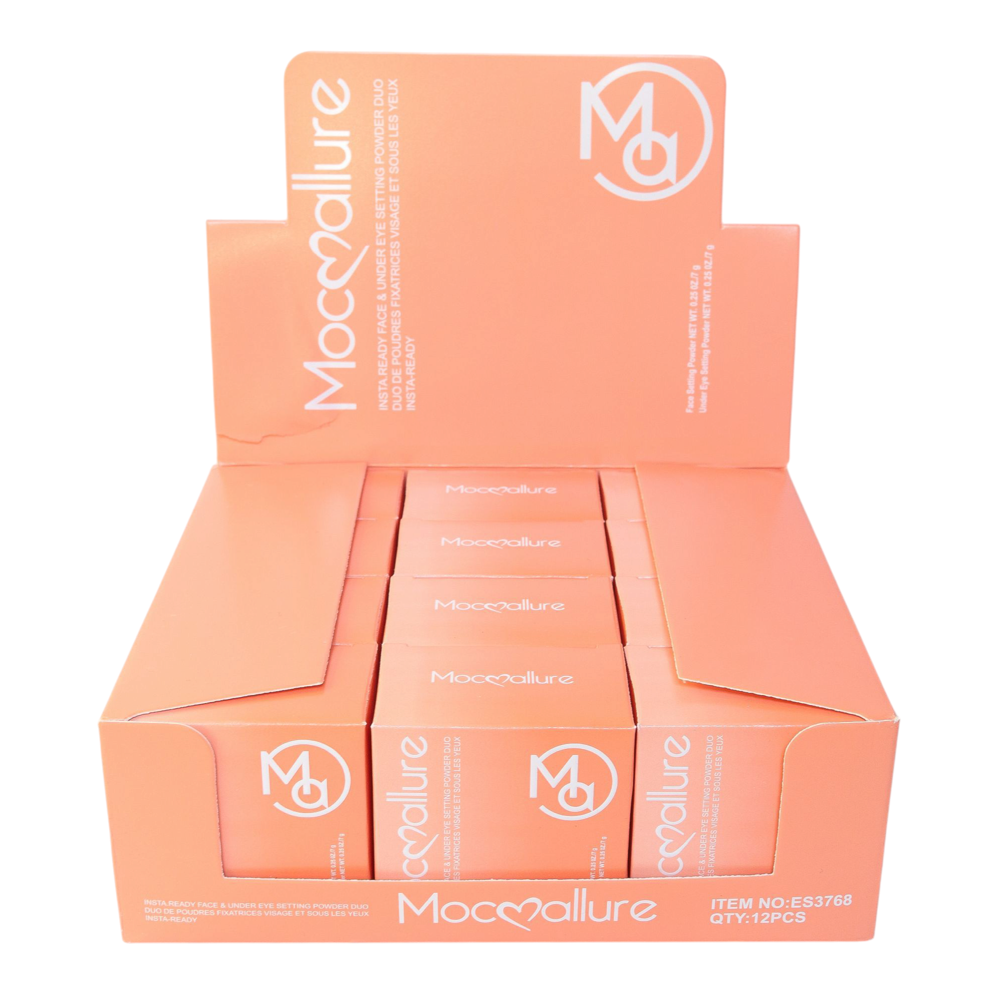 Polvo Fijador para el Contorno de los Ojos, Insta Ready Naranja – Mocoallure.