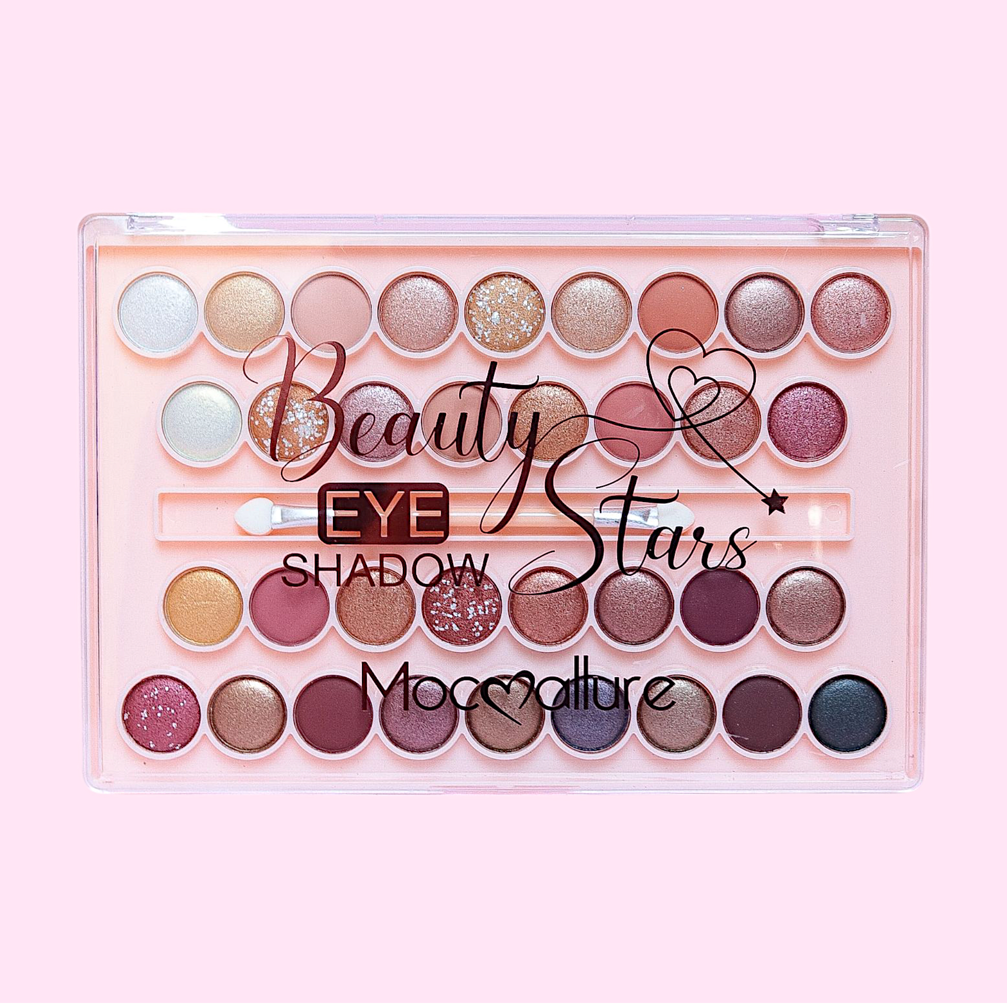 Sombras de ojos. Eye Stars. 34 colores, incluye aplicador. Mocoallure