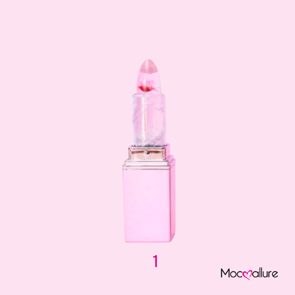 Labial Stick Mágico – Color y Flores Transparente. Mocoallure