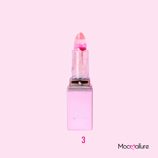 Labial Stick Mágico – Color y Flores Transparente. Mocoallure