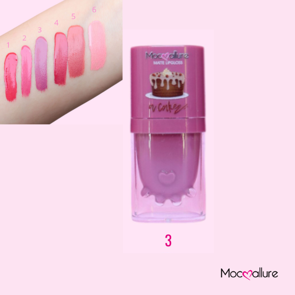 LipGloss – Textura Brillante. 1 Pieza. 6 Tonos. Mocoallure