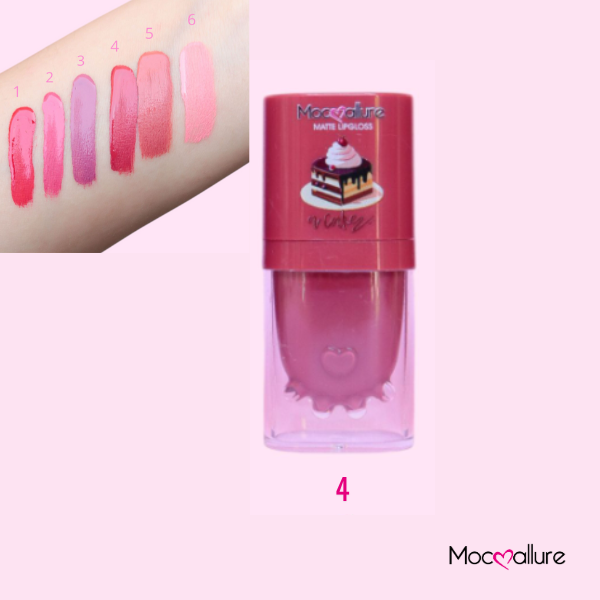 LipGloss – Textura Brillante. 1 Pieza. 6 Tonos. Mocoallure