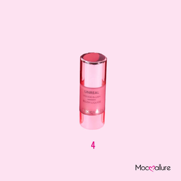 Rubor líquido dale color a tus mejillas, resistente al agua. 6 tonos. Mocoallure