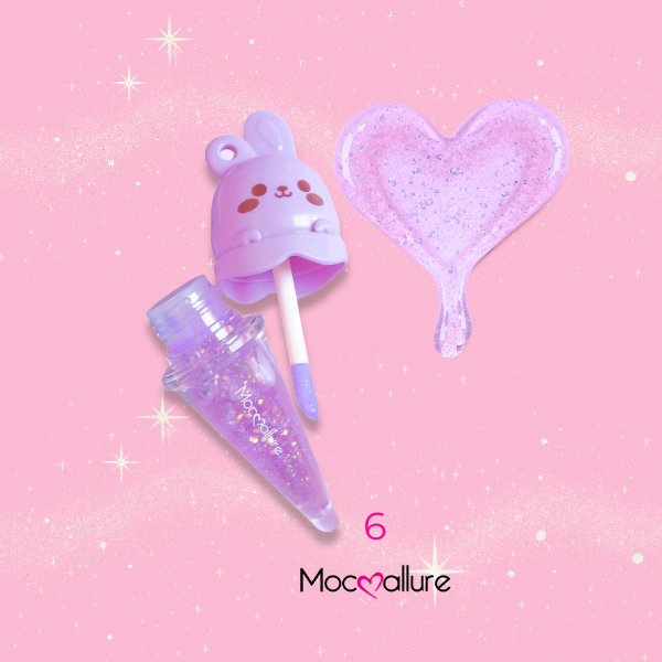 Lip Gloss – Efecto Luminoso y Sedoso. 6 Tonos. Mocoallure