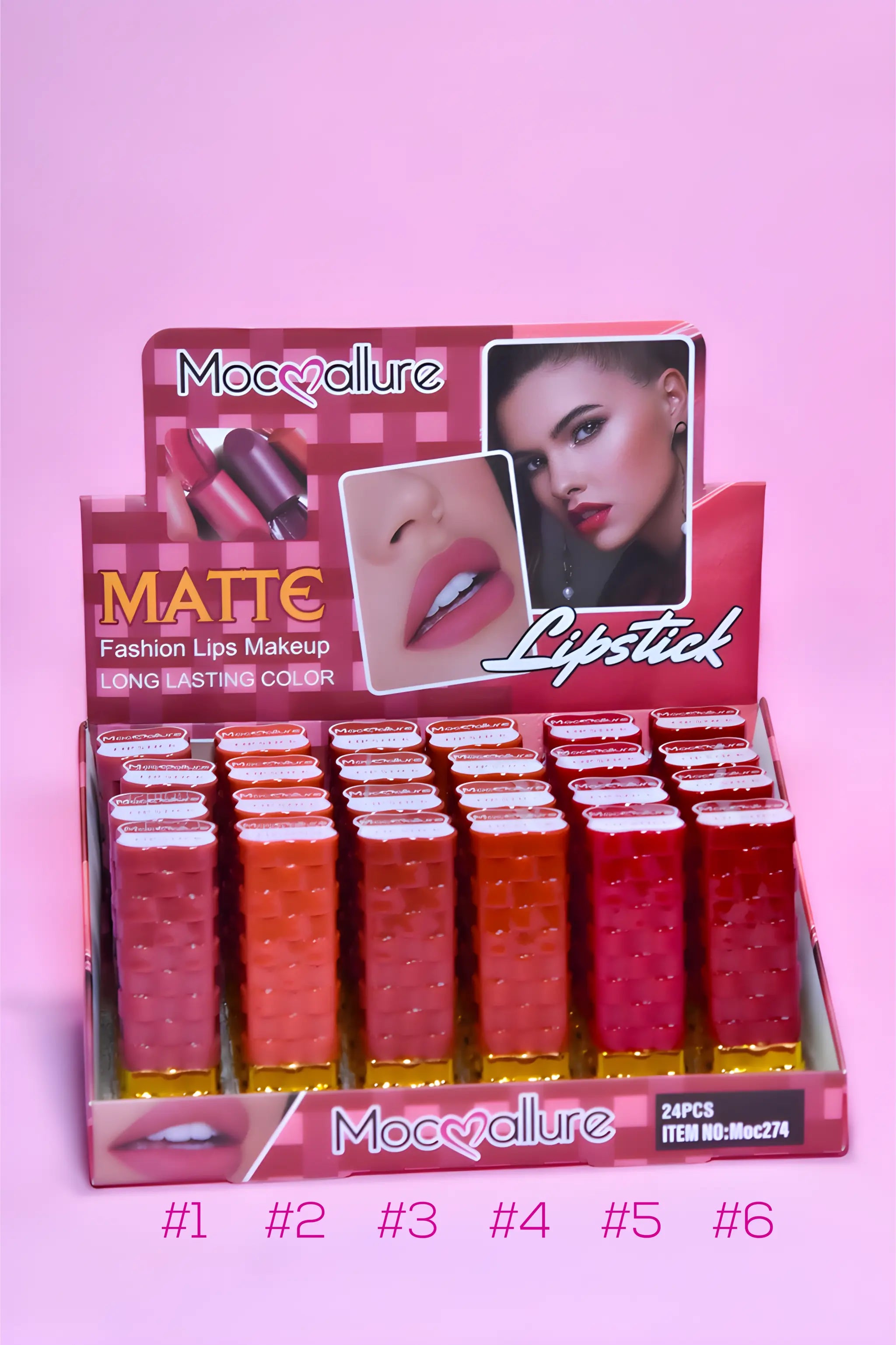 Labial Mocoallure Matte – Color Intenso y Elegante