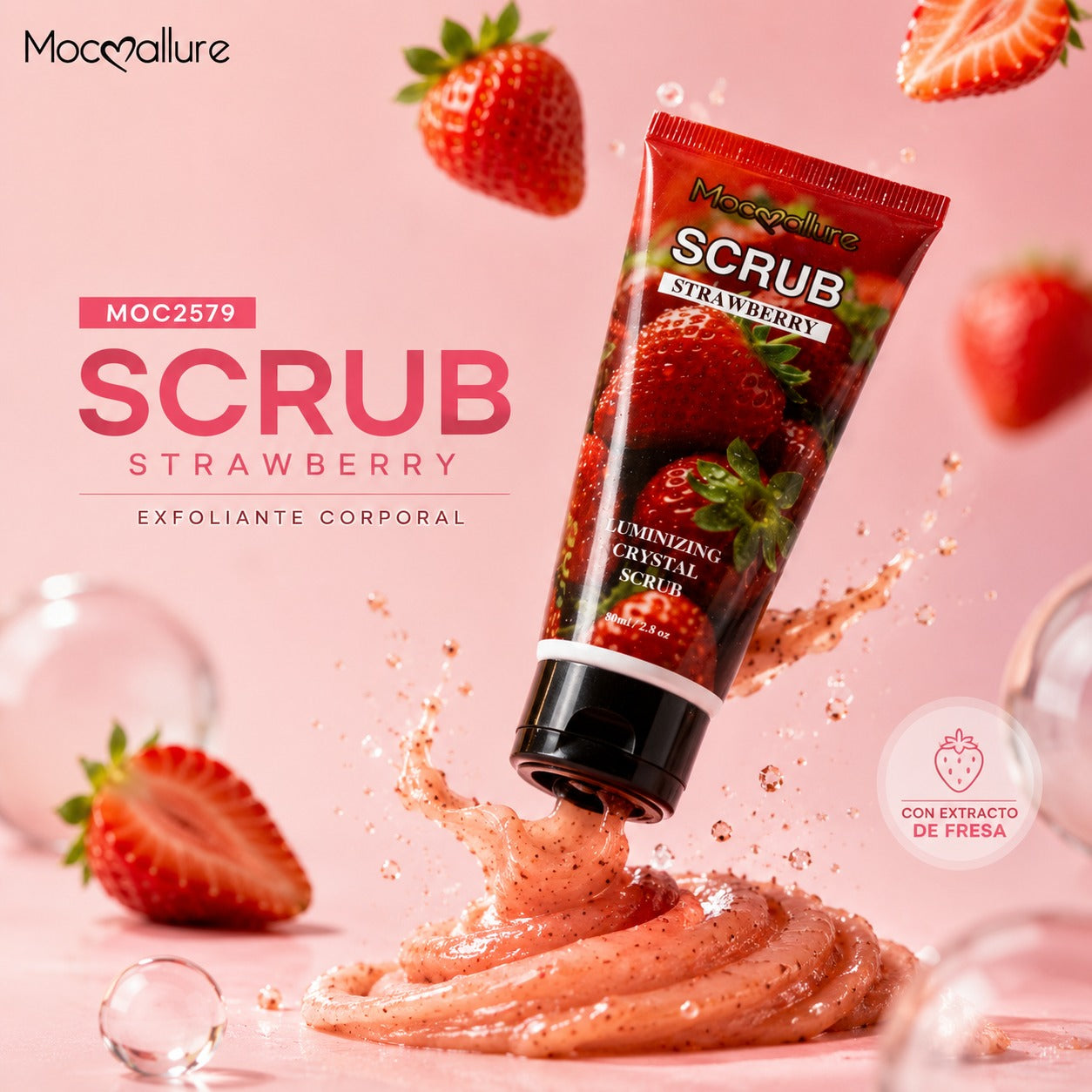 Scrub Exfoliante Hidratante  para Manos con fragancia de larga duración