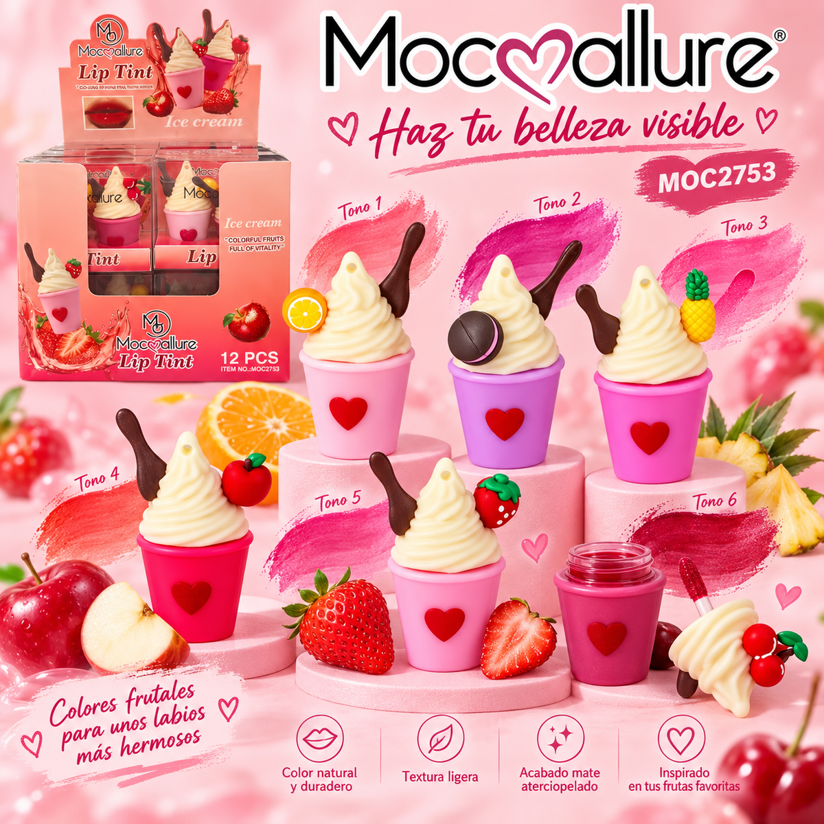 LIPGLOSS 2IN1 MOC2753